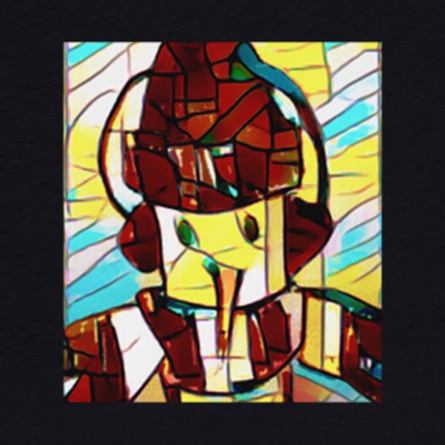 Punpun Stained Glass by Kanalmaven